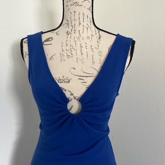 Y2K Blue Midi Dress - Picture 6 of 7